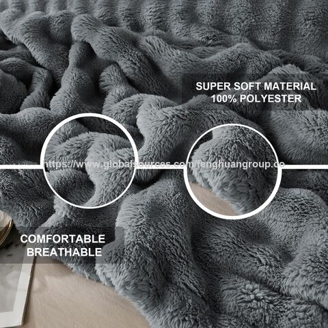 Superweiche, flauschige Fleece-Decke, Kuscheldecken, luxuriöse, niedliche, warme Plüsch-Geschenkdecke im Großhandel