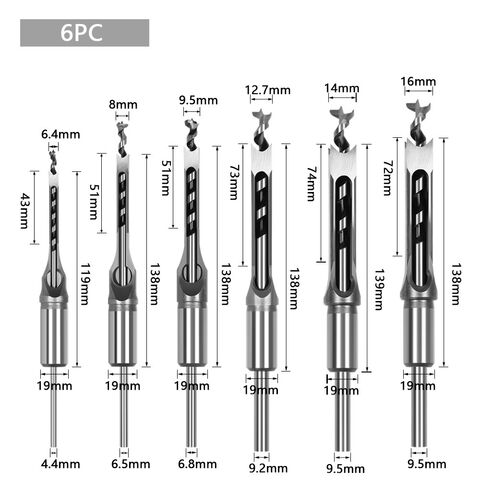 Drill bits Square hole drill bit Square tenon drill Square eye drill Drill core Salad drill bit