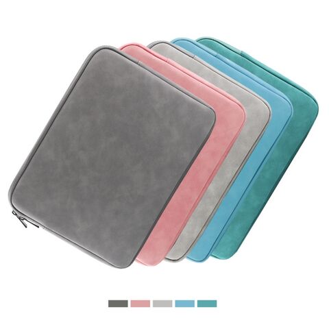 Bolsa Protetora Impermeável para Laptop de Viagem, Antichoque, Capa de Tablet em Couro Sintético, Capa Acolchoada Macia para Laptop de 13 Polegadas/14 Polegadas
