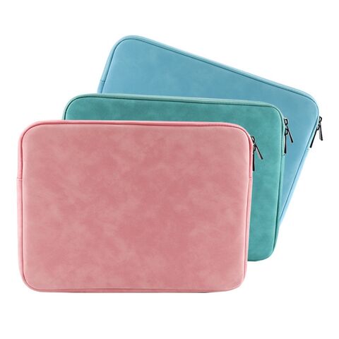 Bolsa Protetora Impermeável para Laptop de Viagem, Antichoque, Capa de Tablet em Couro Sintético, Capa Acolchoada Macia para Laptop de 13 Polegadas/14 Polegadas