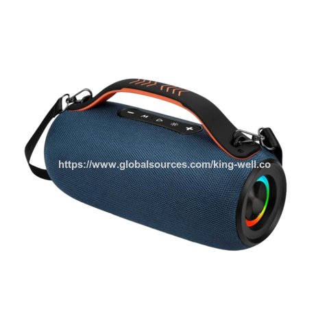 Tragbare LED Bluetooth Lautsprecher mit Multicolor-Lichtern, Stereo-Lautsprechern und TWS-Pairing-Unterstützung, TF/FM-Radioeingang für Camping