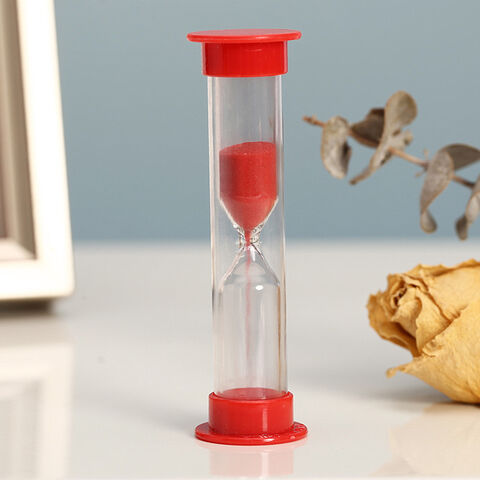 Mini reloj de arena de plástico multicolor, 1/2/3/5/10 minutos - Temporizador de arena decorativo a la venta
