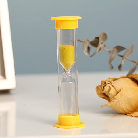 Mini reloj de arena de plástico multicolor, 1/2/3/5/10 minutos - Temporizador de arena decorativo a la venta