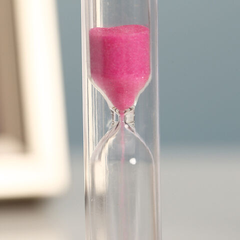 Mini reloj de arena de plástico multicolor, 1/2/3/5/10 minutos - Temporizador de arena decorativo a la venta