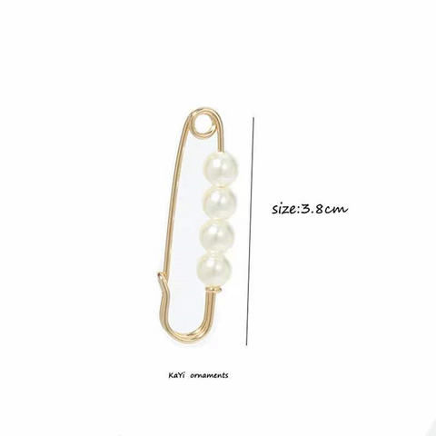 Broche de Mode avec Perles et Éléments en Cristal pour Ajuster les Vêtements et la Taille - Broches pour Pantalons pour Femmes en Gros