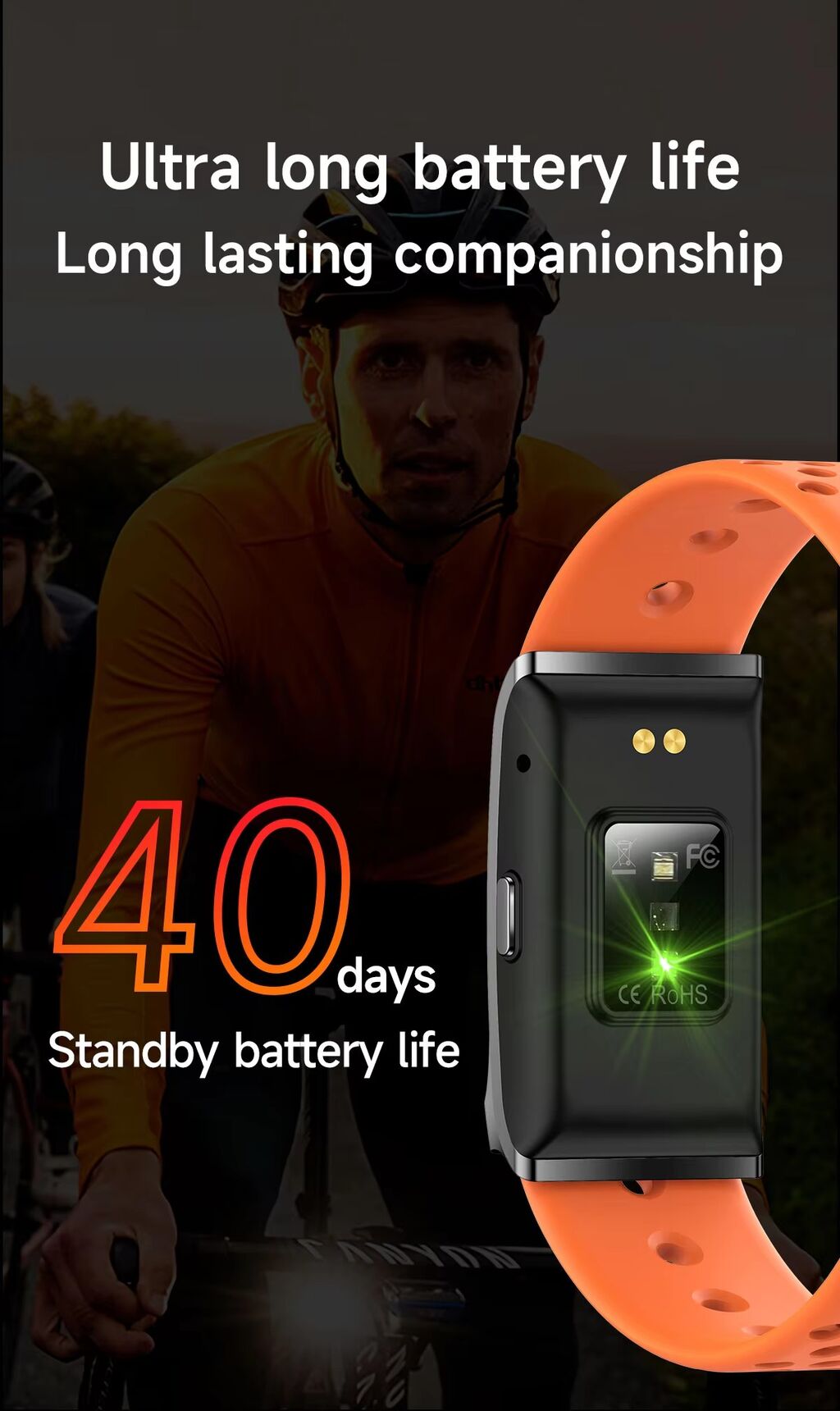 Screen Less Watch 2025 H59 Sports Smart Band Screenless Bracelet 1atm Waterproof Fitness ...