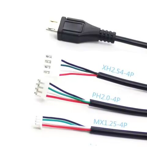 JST XH USB 2.0 Kabelkonfektion, langlebiger Kupfer-Lade- und Stromleiterkabel-Steckverbinder