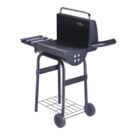Gril de barbecue extérieur en forme de pomme emboutie de 22,5 pouces avec grille de cuisson émaillée