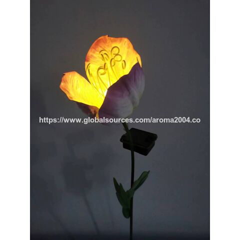 Luz solar LED decorativa de metal com o menor preço de fabricante para decoração de jardim, pátio, gramado, caminho, ornamento de quintal
