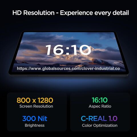 جهاز لوحي بنظام Android 14، مقاس 10.1 بوصة، A523 1280*800، ذاكرة وصول عشوائي 3 جيجابايت + ذاكرة تخزين 32 جيجابايت، كاميرا 5 ميجابكسل + 8 ميجابكسل، واي فاي، بطارية 6000 مللي أمبير، منفذ Type-C، سطوع 300 شمعة - تصنيع حسب الطلب OEM/ODM