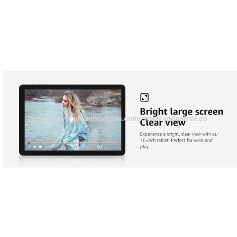 جهاز لوحي بنظام Android 14، مقاس 10.1 بوصة، A523 1280*800، ذاكرة وصول عشوائي 3 جيجابايت + ذاكرة تخزين 32 جيجابايت، كاميرا 5 ميجابكسل + 8 ميجابكسل، واي فاي، بطارية 6000 مللي أمبير، منفذ Type-C، سطوع 300 شمعة - تصنيع حسب الطلب OEM/ODM