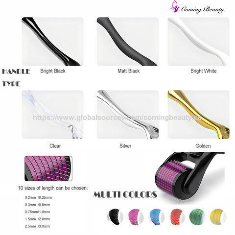 Hochwertiger Derma Roller Microneedle Roller für Gesichtsroller für Bart Derma Stempel 0,25mm Microneedling Roller für Gesicht Kopfhaut