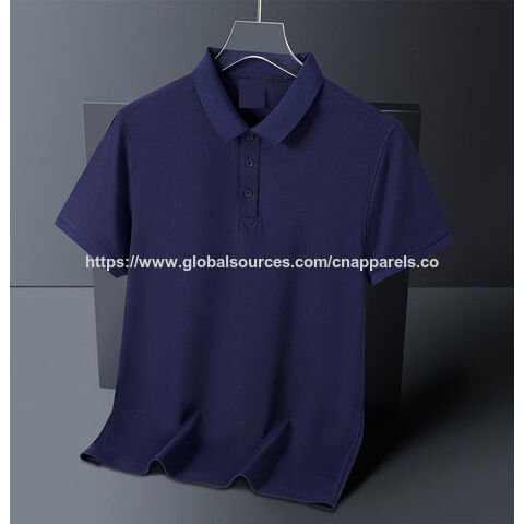 Venta al por mayor de polo de golf unisex de manga corta y secado rápido de alta calidad