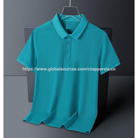 Venta al por mayor de polo de golf unisex de manga corta y secado rápido de alta calidad