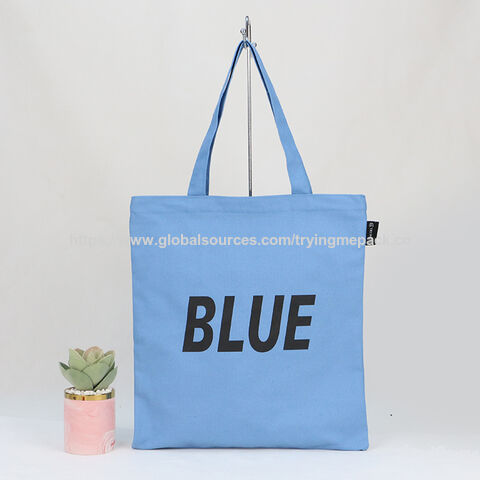 Bolsa de lona de algodón para compras con logo personalizado para promoción