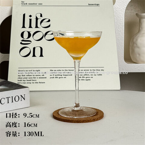Verre à cocktail de style japonais - Gobelet en verre pour professionnels de l'hôtellerie et de la restauration