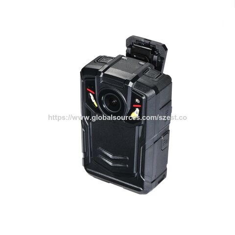 Câmera de corpo DVR portátil recarregável com 720P a 1512P, visão noturna, detecção de movimento e 4G GPS EIS para guardas de segurança/polícia