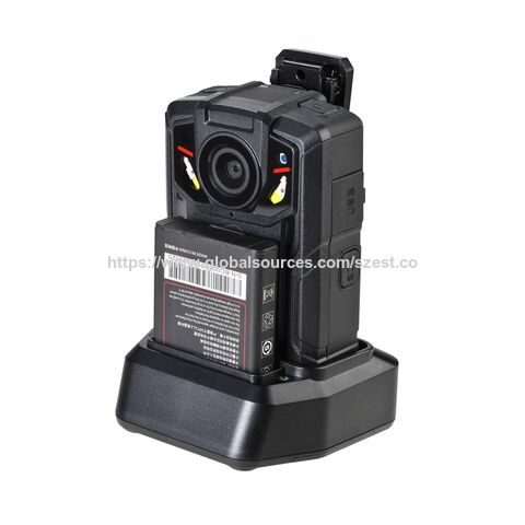 Câmera de corpo DVR portátil recarregável com 720P a 1512P, visão noturna, detecção de movimento e 4G GPS EIS para guardas de segurança/polícia