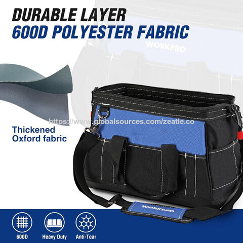 Offene Werkzeugtasche aus Nylon für Elektriker und Techniker, blau - Direkt vom Lieferanten