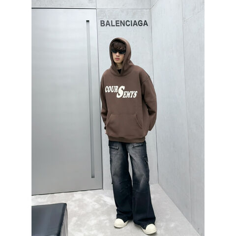 Sudadera de punto con estampado personalizado de gran tamaño, MOQ bajo, antiencogimiento, unisex, 100% algodón, estilo urbano para hombre