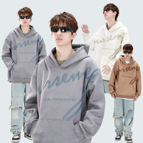 Sudaderas con Capucha de Algodón 100% Estilo Urbano, Personalizadas, Oversize, Vintage y Lisas para Estampar
