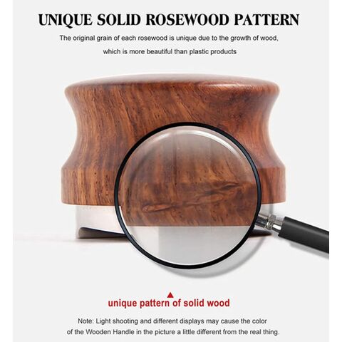 Coffee tampers Walnut Handle Fits Stainless Steel Base Espresso Coffee Tamper