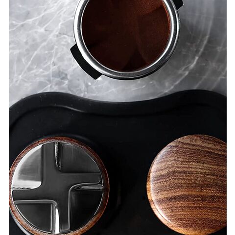 Coffee tampers Walnut Handle Fits Stainless Steel Base Espresso Coffee Tamper