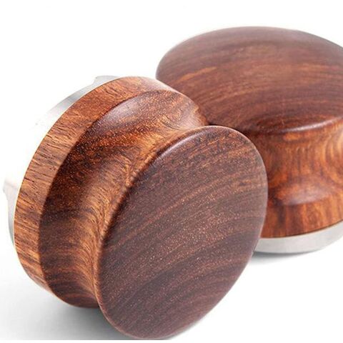 Coffee tampers Walnut Handle Fits Stainless Steel Base Espresso Coffee Tamper