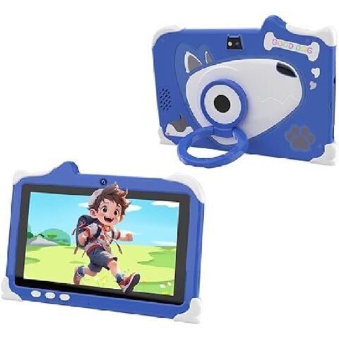 Tablet Infantil Android 14, 32GB, Quad-Core, 6000mAh, Tela IPS HD Grande, WiFi 6, Câmera Dupla, Bluetooth - Ideal para Educação e Entretenimento