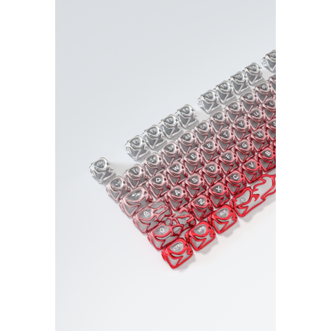 GAOXD Venom Keycap Set mit metallischem Gefühl, ABS-Tastenkappen, glatte Haptik, hoch abriebfest, durchscheinende Tastenkappen