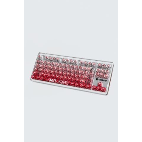 GAOXD Venom Keycap Set mit metallischem Gefühl, ABS-Tastenkappen, glatte Haptik, hoch abriebfest, durchscheinende Tastenkappen