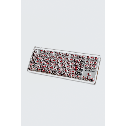 GAOXD Venom Keycap Set mit metallischem Gefühl, ABS-Tastenkappen, glatte Haptik, hoch abriebfest, durchscheinende Tastenkappen