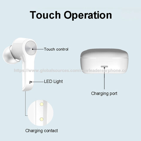 Fones de Ouvido TWS Bluetooth Esportivos OEM Mais Vendidos - Fones de Ouvido Sem Fio com Estojo de Carga para Treinamento ao Ar Livre