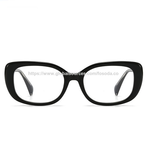 Lunettes de vue en acétate pour hommes et femmes, monture optique personnalisée de petite taille en gros de haute qualité