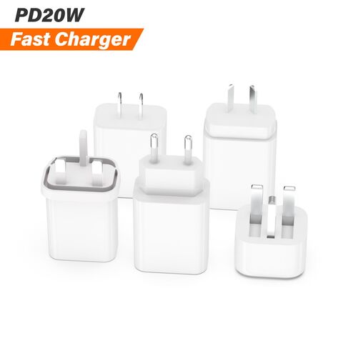 UK Stecker Reiseladegerät PD 3.0 Qc 3.0 20W Ladegerät Schnellladung PD USB C Typ C Wandladegerät Adapter für iPhone Pro Max