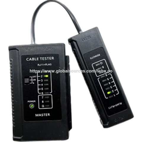 Comprobador de Cables de Red RJ45, Instrumento Multifuncional de Medición de Líneas