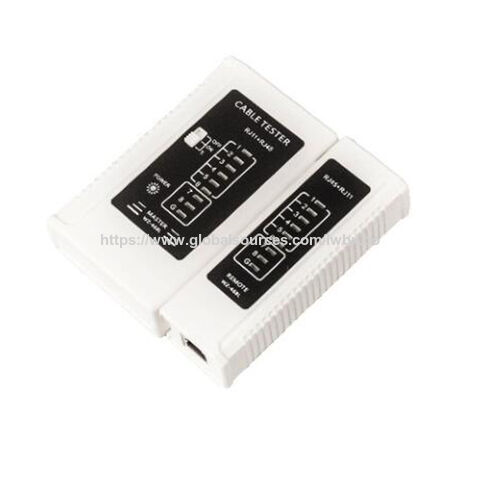 Comprobador de Cables de Red RJ45, Instrumento Multifuncional de Medición de Líneas
