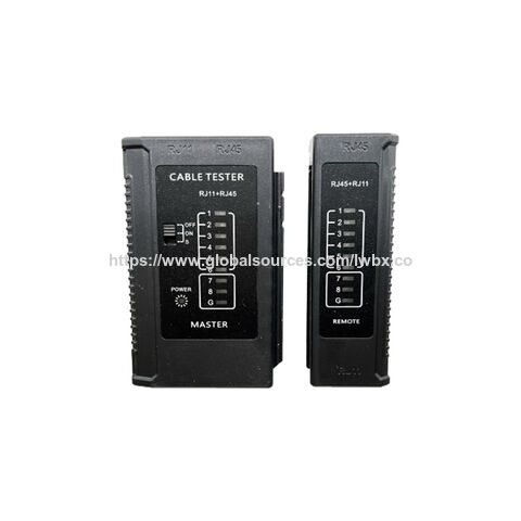 Comprobador de Cables de Red RJ45, Instrumento Multifuncional de Medición de Líneas