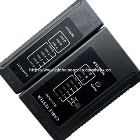 Comprobador de Cables de Red RJ45, Instrumento Multifuncional de Medición de Líneas