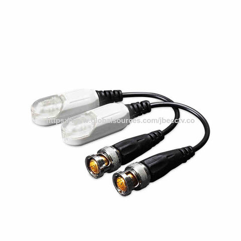 4CH Passiver HD Video Balun 1080P/5MP 450-650M Blitzschutz Anti-Interferenz AHD/TVI/CVI/XVI