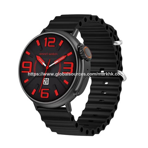Smartwatch para Android con monitor de frecuencia cardíaca, presión arterial, oxígeno en sangre, análisis de sueño, datos de salud y múltiples modos de movimiento con seguimiento.