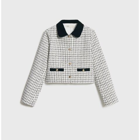 Ensembles de costumes pour enfants personnalisés en gros, conception de haute qualité, tissage jacquard, garniture contrastée, mini-jupe courte pour vêtements d'automne pour filles