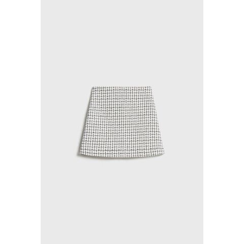 Ensembles de costumes pour enfants personnalisés en gros, conception de haute qualité, tissage jacquard, garniture contrastée, mini-jupe courte pour vêtements d'automne pour filles