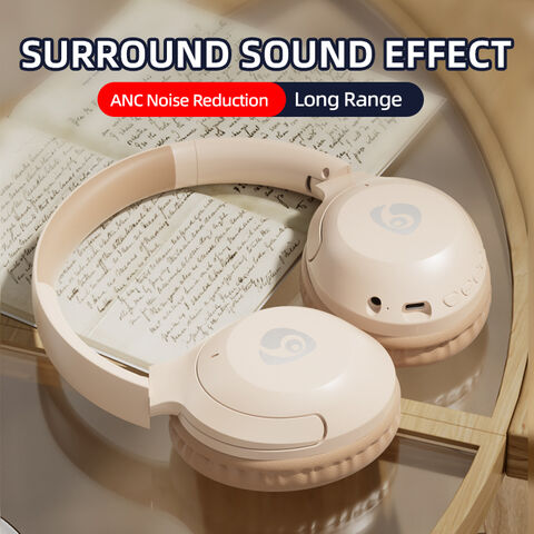 Casque Bluetooth sans fil Ovleng FF92 ANC à réduction de bruit active - Casque circum-aural