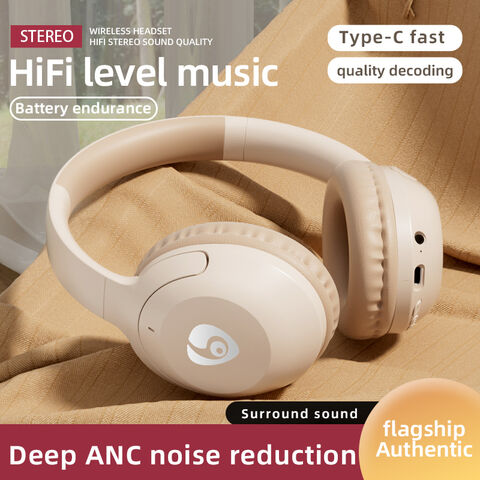 Casque Bluetooth sans fil Ovleng FF92 ANC à réduction de bruit active - Casque circum-aural