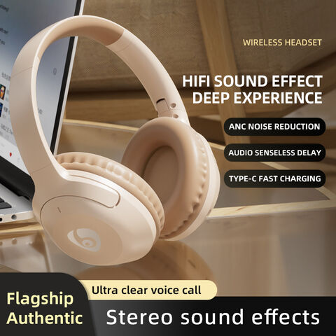 Casque Bluetooth sans fil Ovleng FF92 ANC à réduction de bruit active - Casque circum-aural