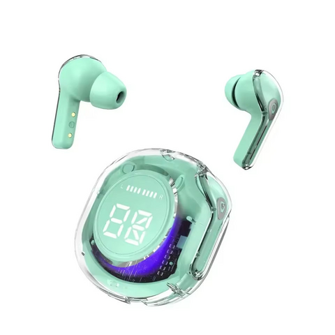 Headphone Air39 TWS Stereo Airbuds Kristal Transparan Earphone Nirkabel Pro Tampilan Digital - Penawaran B2B