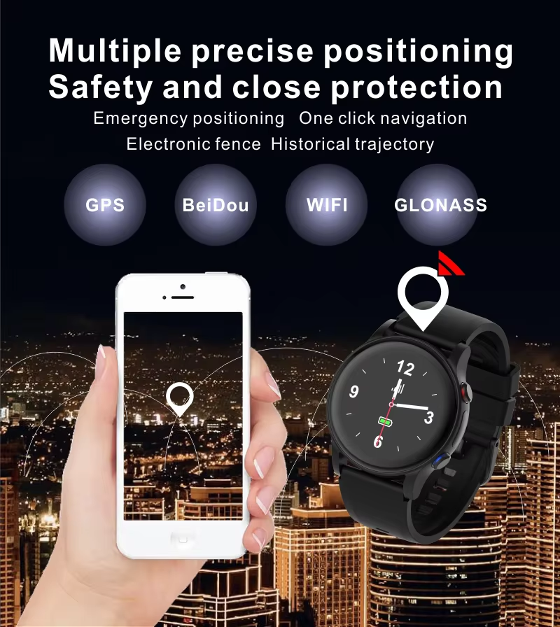 4g Sos Gps Sdk Elderly Smart Watch Telecare Smart Watch Emergency ...