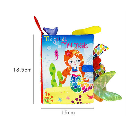 Libros de tela educativos para bebés, juguetes blandos para bebés - Libro de tela para bebés