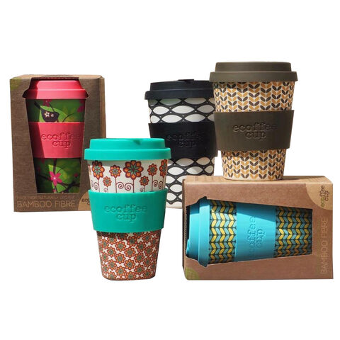 Melamin-Kaffeebecher mit Deckel, BPA-frei, umweltfreundlich, biologisch abbaubarer Reisebecher